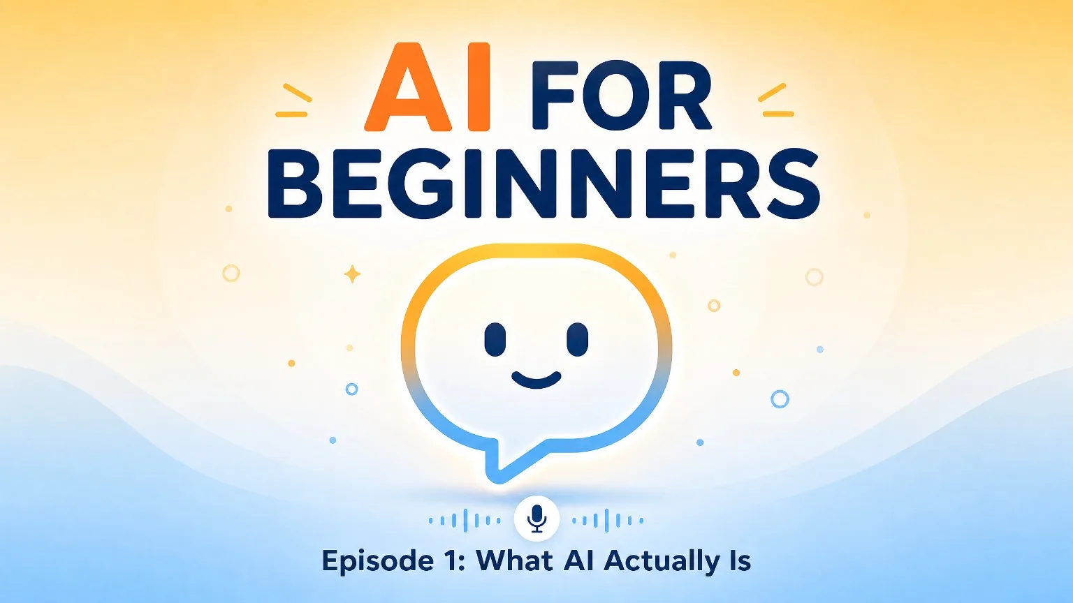 AI for Beginners episode artwork